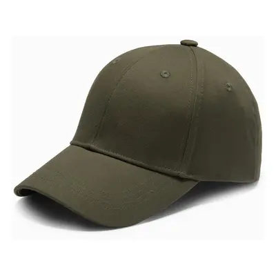 Ombre Men's one-color baseball cap - khaki