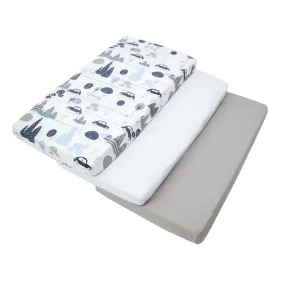 Medi Partners Set of pcs. Fitted Sheet 60x120 cm 100% Cotton Baby Bed Linen Mattress