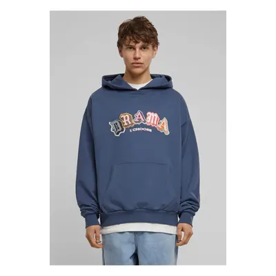 Pánská mikina Drama Heavy Oversize Hoodie - modrá