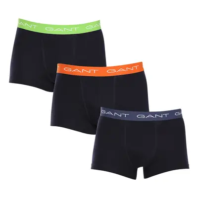 3PACK pánské boxerky Gant černé