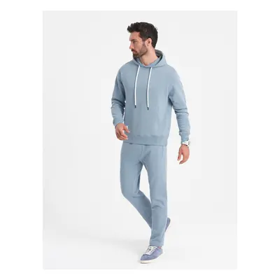 Ombre Men's tracksuit set pants + kangaroo sweatshirt