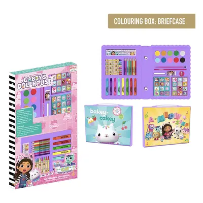 COLOURING STATIONERY SET BOX GABBY´S DOLLHOUSE