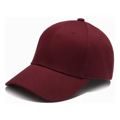 Ombre Men's one-color baseball cap - maroon