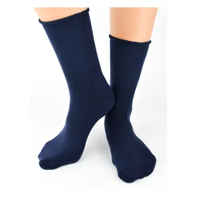 NOVITI Unisex's Socks SB103-U-03 Navy Blue