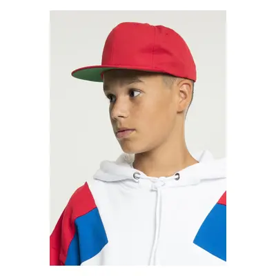 Pro-Style Twill Snapback Youth Cap červená