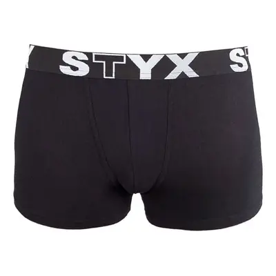 Dětské boxerky Styx sportovní guma černé