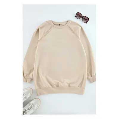 Trendyol Beige Accessory Detailed Sweatshirt