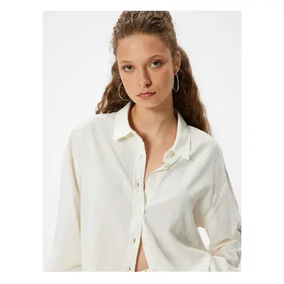 Koton Long Sleeve Shirt Buttoned Classic Collar Cotton