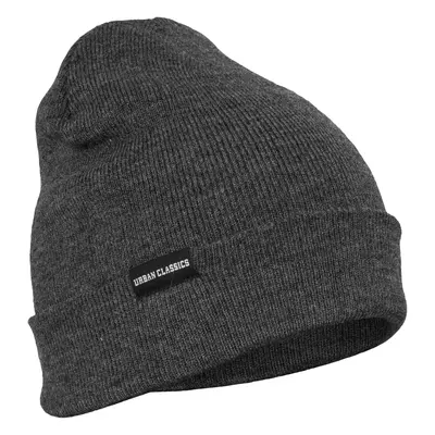 Čepice Basic Flap Beanie - tmavě šedá