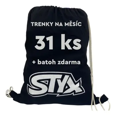 31PACK pánské trenky Styx klasická guma - trenky na měsíc