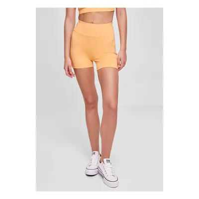 Dámské Recycled High Waist Cycle Hot Pants paleorange