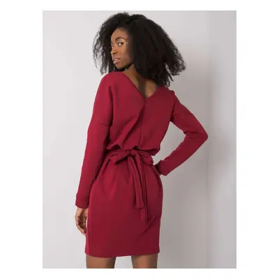 Dress-RV-SK-6037.18X-burgundy