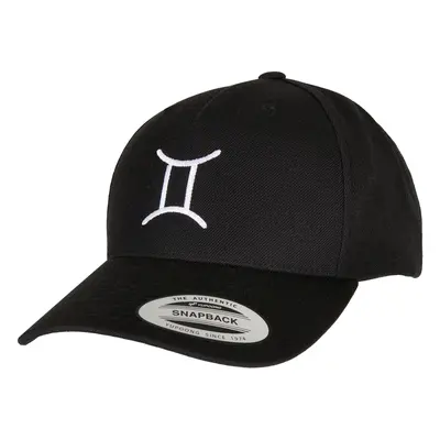 Zodiac YP Classics 5panelová prémiová zahnutá kšiltovka Snapback Cap gemini