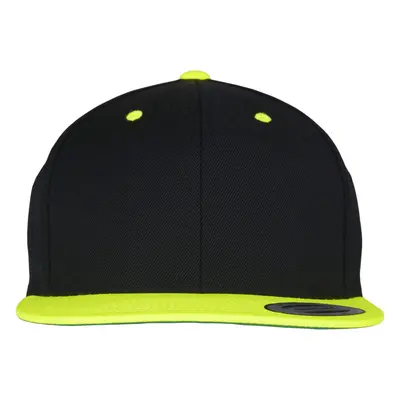 Klasický Snapback 2-Tone blk/neonyellow