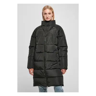 Dámský kabát High Neck Puffer Coat černý