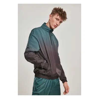 Gradient Pull Over Jacket černá/lahvově zelená