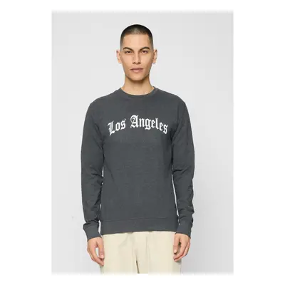 Los Angeles znění Crewneck dřevěné uhlí