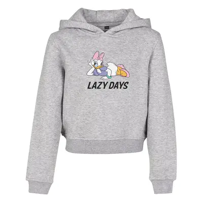 Dětská Daisy Duck Lazy Cropped Hoody vřesová šedá