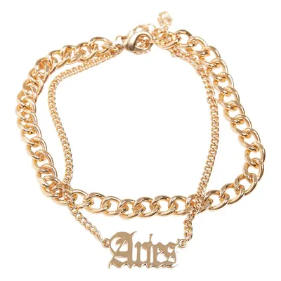 Zodiac Golden Anklet Beran