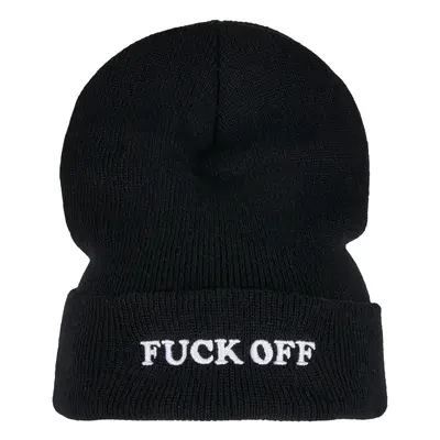 Fuck Off Beanie černo/bílá