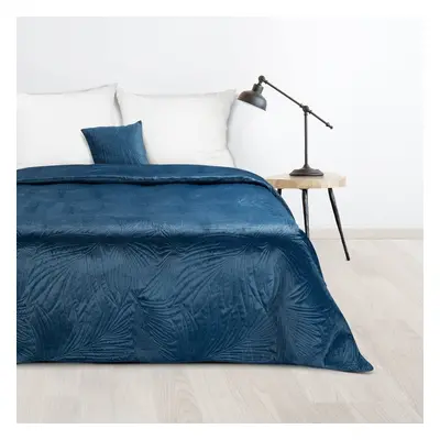 Eurofirany Unisex's Bedspread Navy Blue