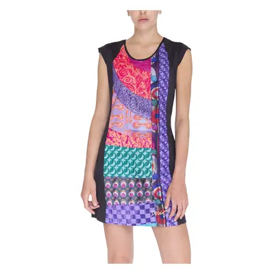 Desigual Šaty Woman Knitted Dress Short Sleeve