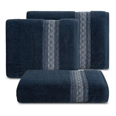 Eurofirany Unisex's Towel Navy Blue