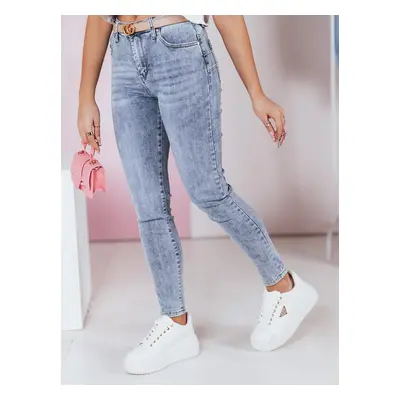 Spodnie damskie jeansowe skinny SKINLINE Dstreet