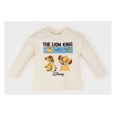 DEFACTO Baby Boy Disney Lion King Crew Neck Long Sleeve T-Shirt