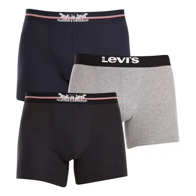 3PACK pánské boxerky Levis vícebarevné