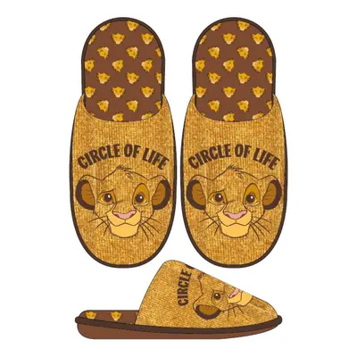 HOUSE SLIPPERS OPEN LION KING