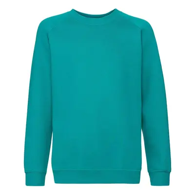 Zielona bluza dziecięca Raglan Sweat Fruit of the Loom