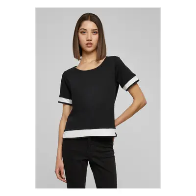 Dámské triko Terry Mesh blk/wht