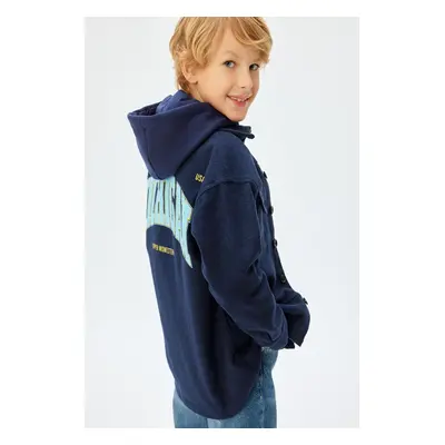 Koton Navy Blue Boy Jacket