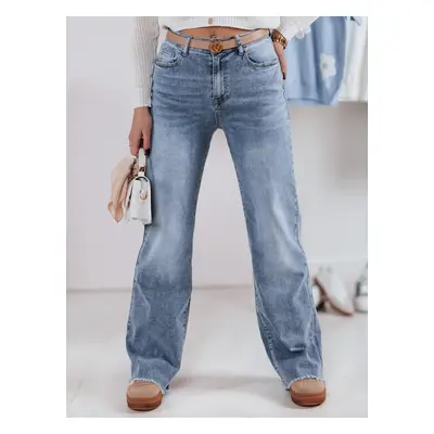 Spodnie damskie jeansowe wide leg BLUEFLEX Dstreet