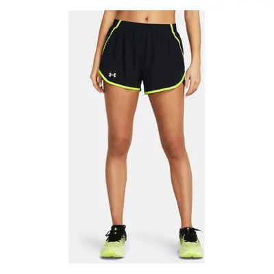 Under Armour Kraťasy UA Fly By 3'' Shorts-BLK - Dámské