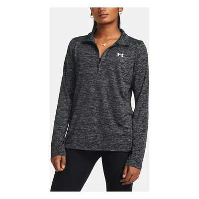 Under Armour Tričko Tech 1/2 Zip- Twist-BLK - Dámské