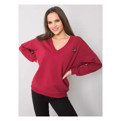 Sweatshirt-RV-BL-7370.78P-burgundy