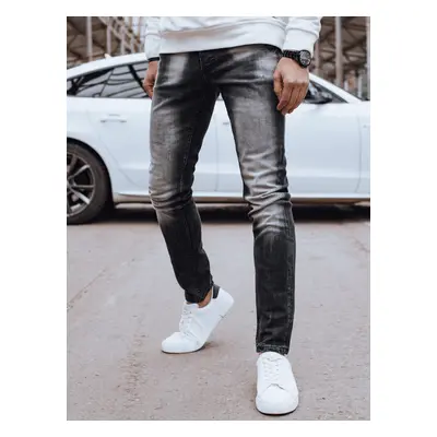 Černé pánské džíny slim fit Dstreet