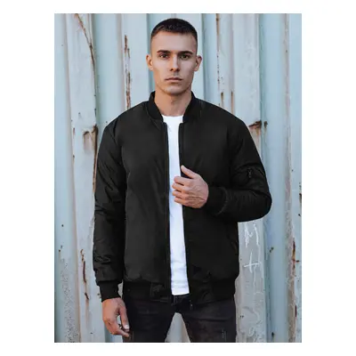 Kurtka męska bomber jacket czarna Dstreet