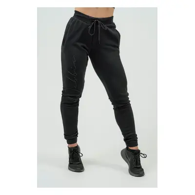 Dámské tepláky Nebbia Intense Women's High-Waist Joggers Signature Black