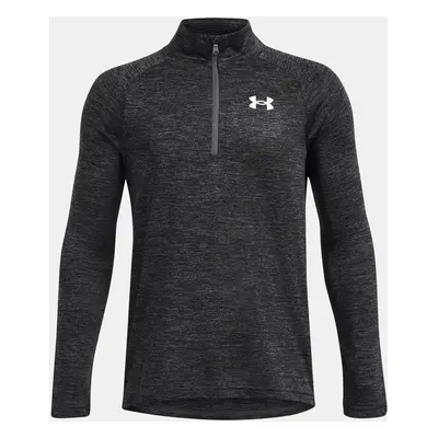 Chlapecké tričko Under Armour UA Tech 2.0 1/2 Zip-GRY - Kluci