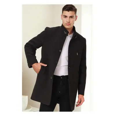 PLT9367 DEWBERRY MEN'S COAT-STRAIGHT ANTHRACITE