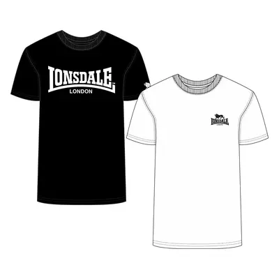 Lonsdale Men's t-shirt regular fit double pack