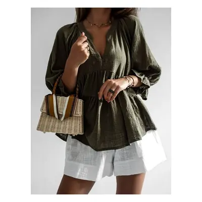 Khaki blouse Cocomore cmgBL1461.R69