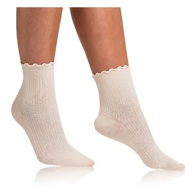 Bellinda FANCY MODAL SOCKS - Ladies Socks - Cream