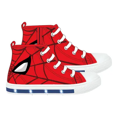 SNEAKERS PVC SOLE WITH LIGHTS HIGH SPIDERMAN