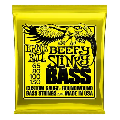 Ernie Ball 2840 Beefy Slinky Nickel Wound Electric Bass 65-130