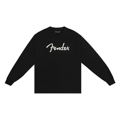 Fender Spaghetti Logo Long-Sleeve T-shirt Black S