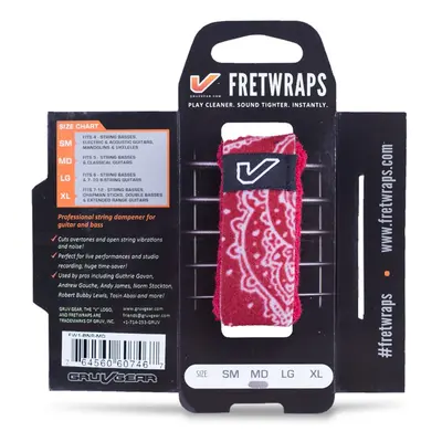 Gruvgear FretWraps Bandana Red Small